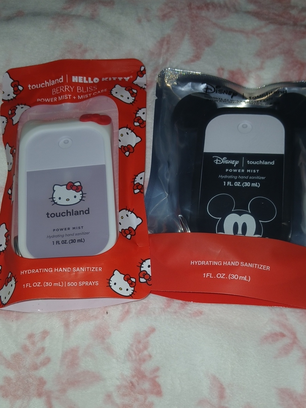 2 Brand New Limited Edition Touchland Hand Sanitizers& Cases!